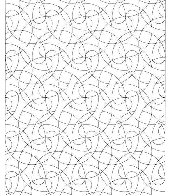 Free Patterned Coloring Sheet