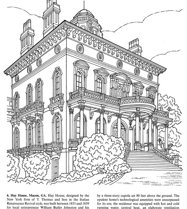 Free Coloring Page of the Hay House