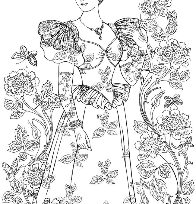 Free Historical Fashion Coloring