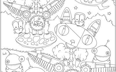 Free Silly Coloring Page