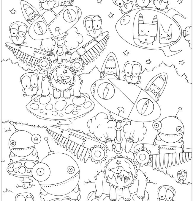 Free Silly Coloring Page
