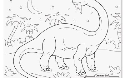 Free Dinosaur Coloring