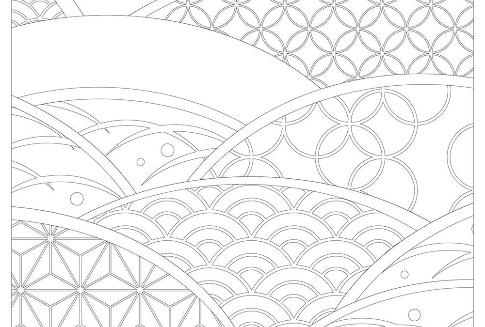 Free Pattern Waves Coloring