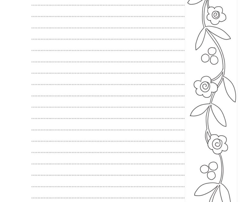 Free Journal Coloring Page