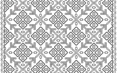 Free Printable Quilt Pattern Coloring Page