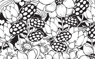 Free Floral Design Coloring Page