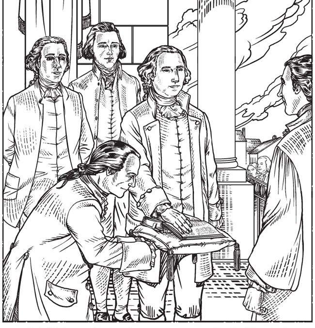 Free Historical Coloring Page