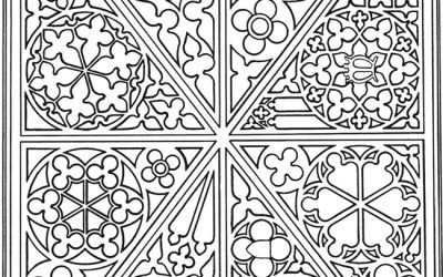 Free Stained Glass Window Coloring