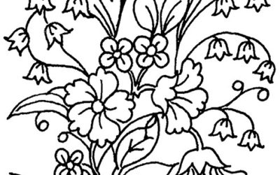 Free Pretty Floral Coloring