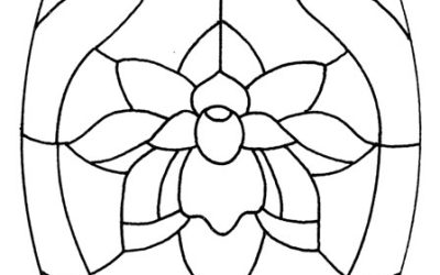 Free Stained Glass Coloring