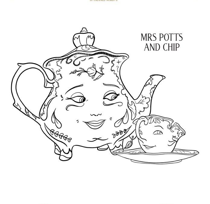 Mrs. Pott’s Free Coloring Page