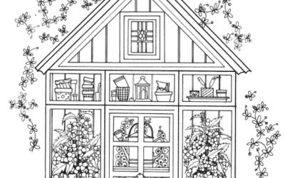 Free House Coloring Printable Page