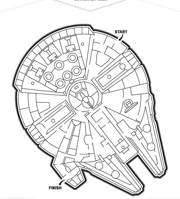 Free Millennium Falcon Coloring