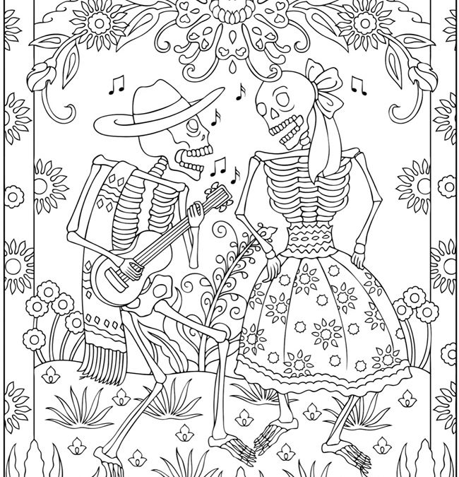 Free Day of the Dead Coloring