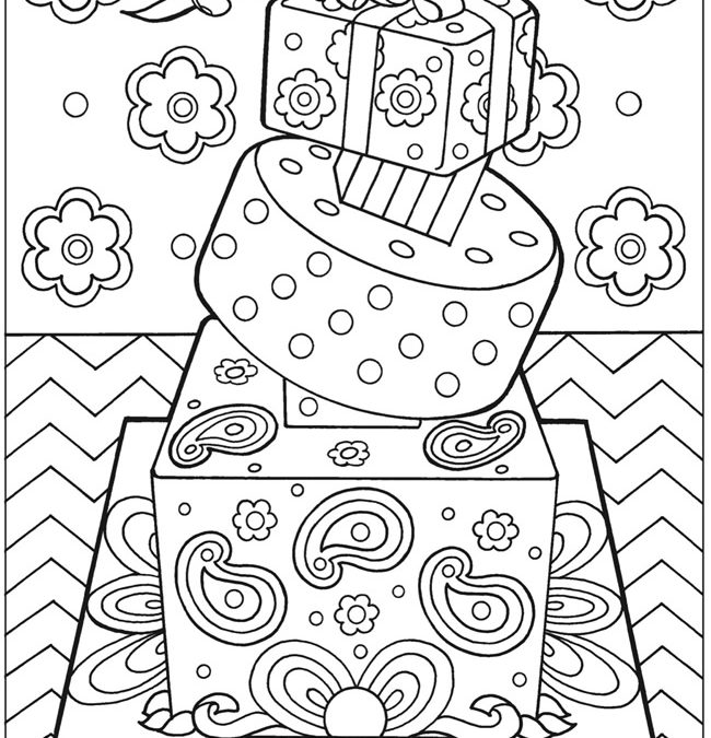 Free Birthday Cake Coloring Page