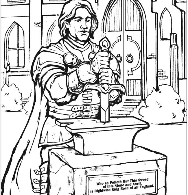 Free King Arthur Coloring