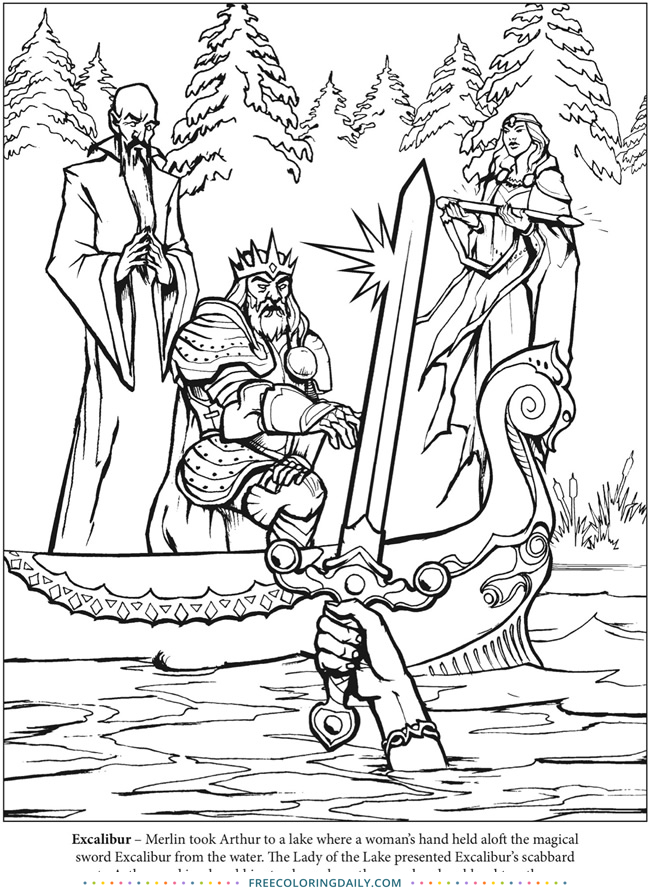 Free Legend Coloring Page