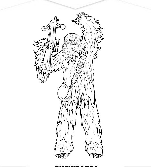 Free Chewbacca Coloring