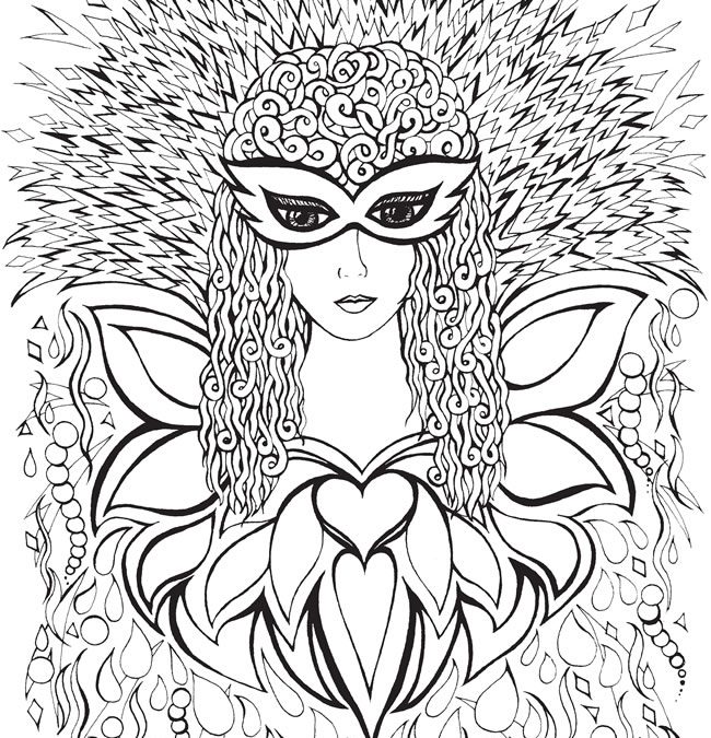 Free Fantastic Fashion Coloring