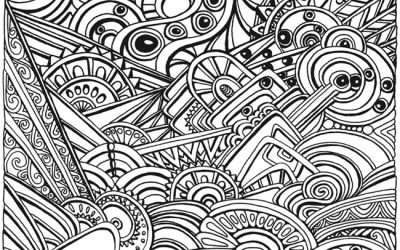 Free Coloring Page Amazing Patterns