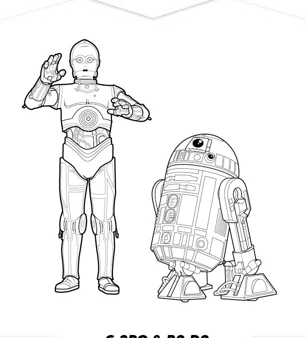 Free Star Wars Coloring – C3P0