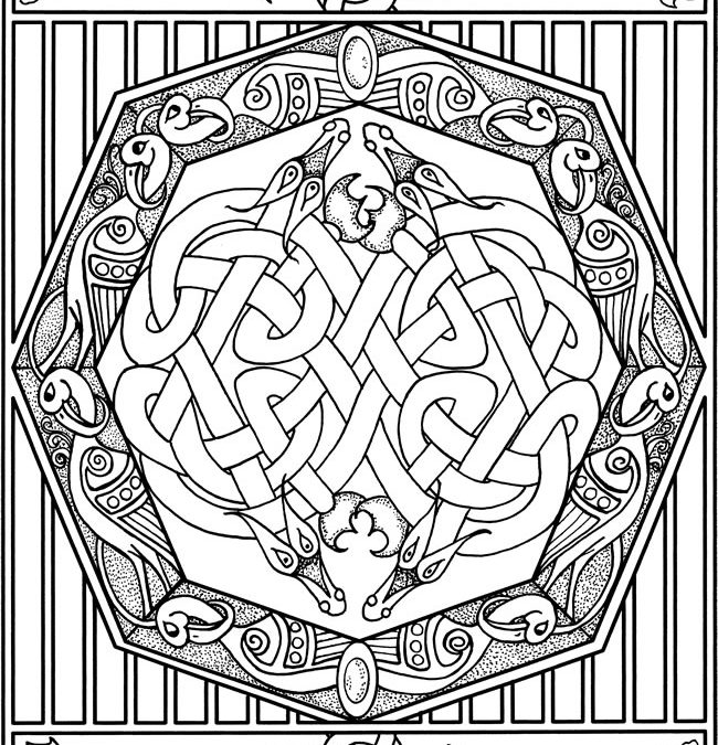 Free Celtic Coloring Page