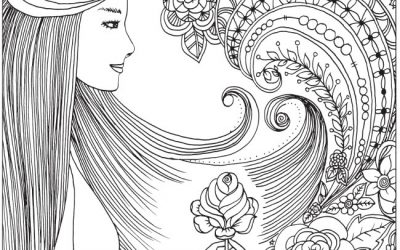 Free Coloring – Whimsical Woman