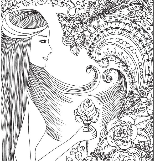 Free Coloring – Whimsical Woman