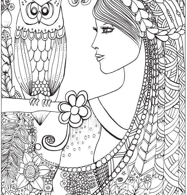 Wise Owl Free Coloring Page
