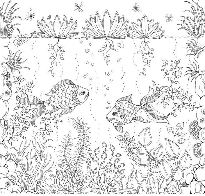 Free Under the Sea Coloring page