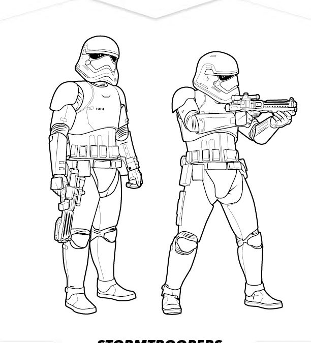 Star Wars Stormtrooper Coloring