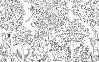 Free Coloring Beautiful Forest