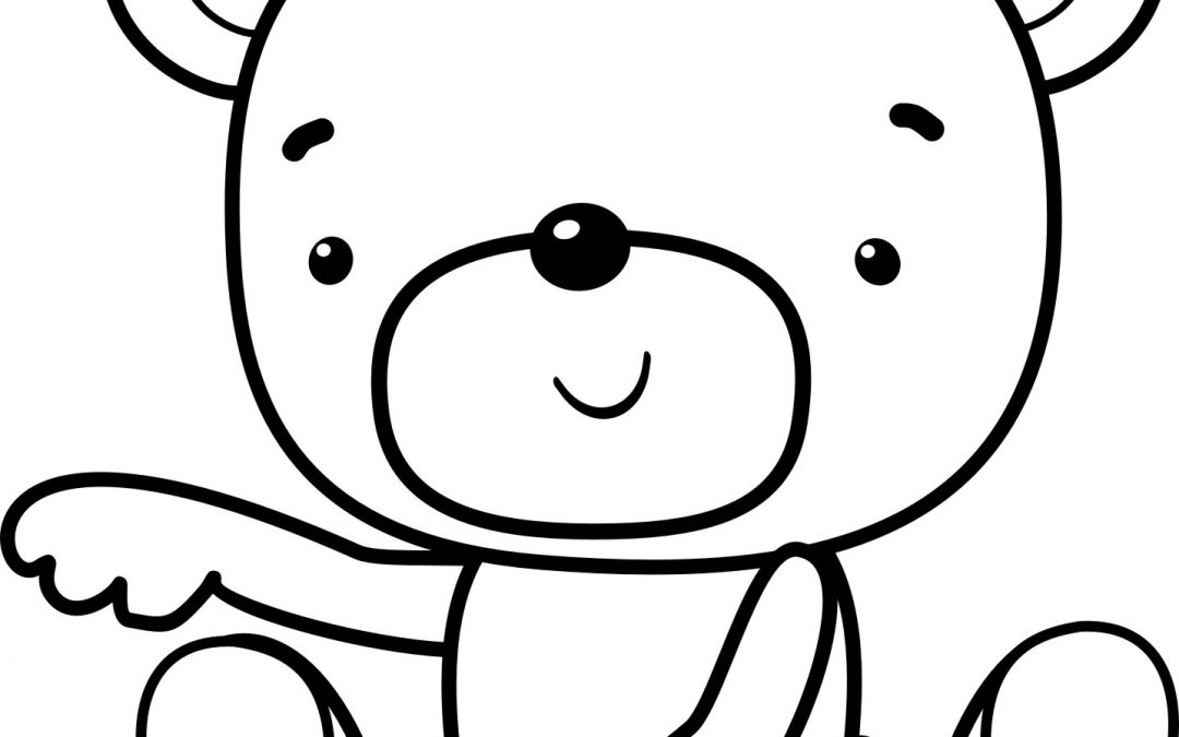 Free Bear Coloring Page for Kids