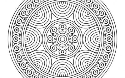 Free Simple Mandala Coloring