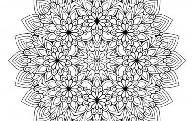 Free Mandala Flower Coloring