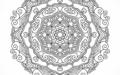 Mandala Adult Coloring Page – FREE!