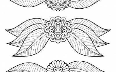 Flowers – Free Coloring Page