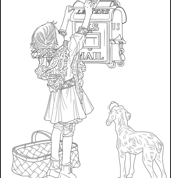 Free Letter to Santa Coloring Page