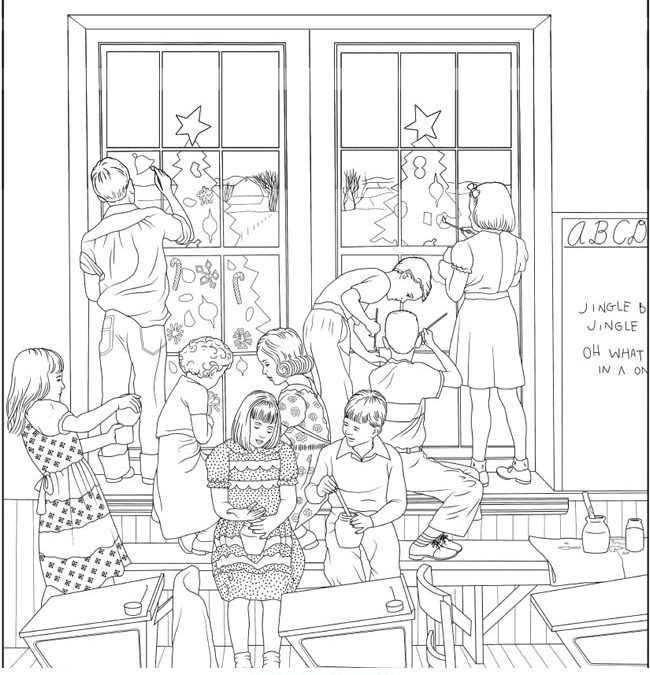 Free School Coloring Page