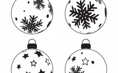Free Christmas Ornament Coloring