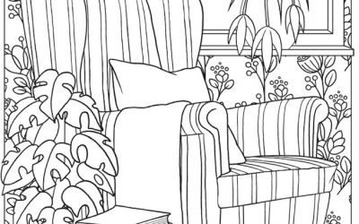 Free Living Room Coloring