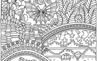 Free Lovely Garden Coloring