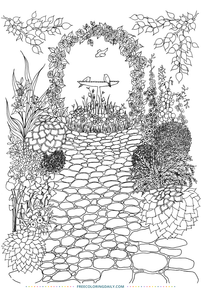 Free Pathway Coloring page