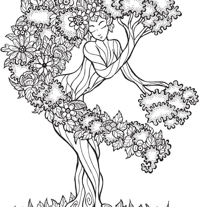 Free Tree Coloring Page