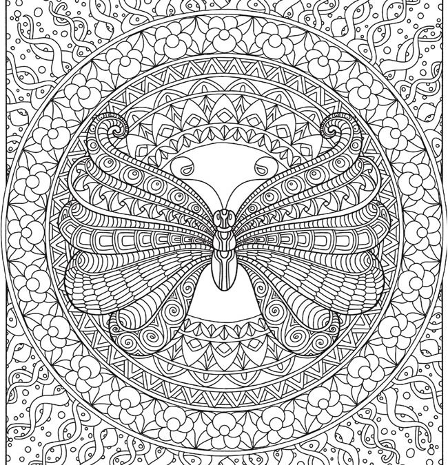 Free Butterfly Pattern Coloring