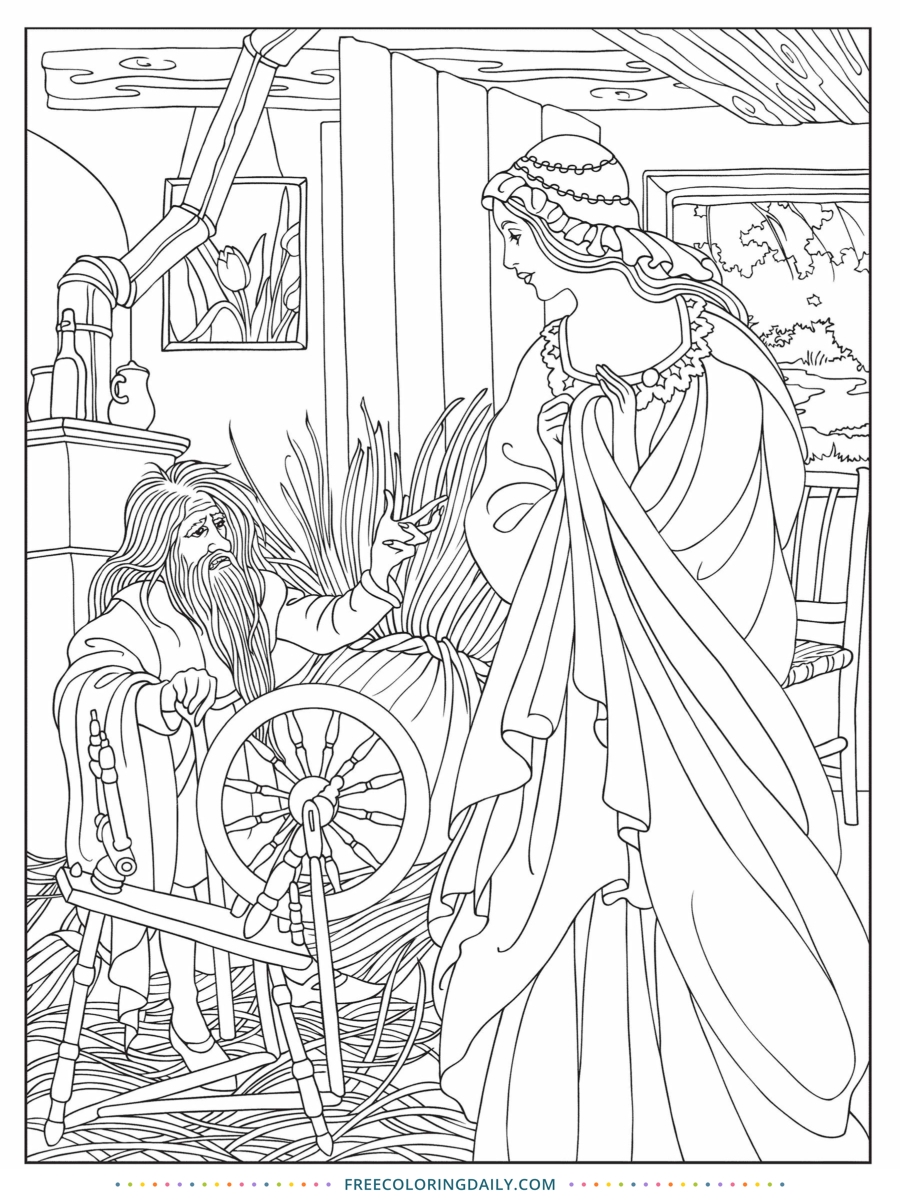Free Classic Coloring Page