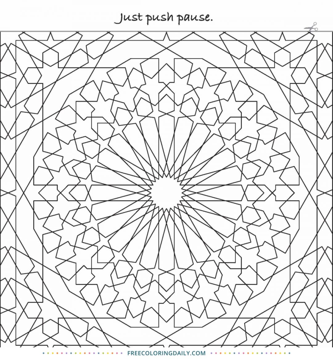 Free Relax Pattern Coloring