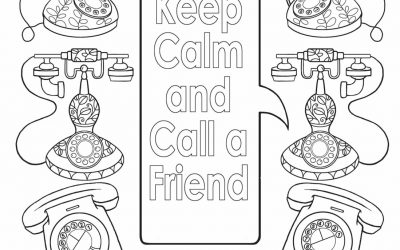 Free Phone Coloring Page