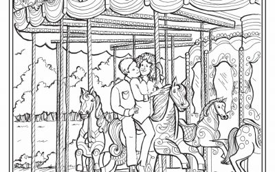 Free Carousel Merry Go Round Coloring