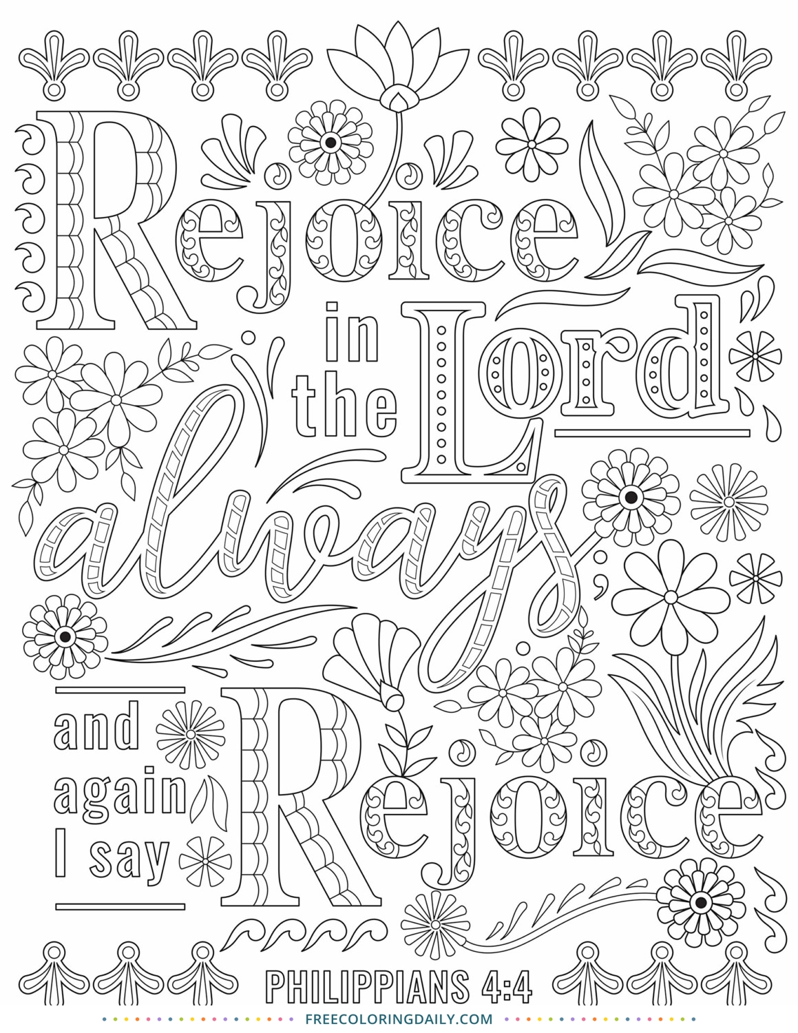 Free Scripture Coloring 